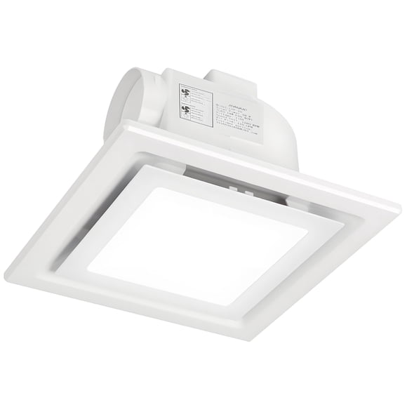 Extractor de baño JOANAJO con soporte de techo con luz LED de 120 m³/h
