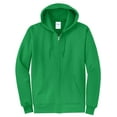 thumbnail image 5 of Port & Company   Core Fleece Full Zip Hooded Sweatshirt-4XL (Clover Green), 5 of 6