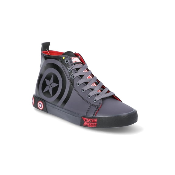 Marvel Captain America Men's Hi-Top Lace Sneaker
