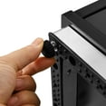 thumbnail image 3 of Dextrus TV Stand with Mount & Power Outlet, LED TV Mount for 55/60/65 inch TVs, Height Adjustable, Black, 3 of 9