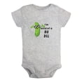 thumbnail image 2 of iDzn I'm Kind Of A Big Dill Funny Rompers For Babies, Newborn Baby Unisex Bodysuits, Infant Jumpsuits, Toddler 0-24 Months Kids One-Piece Oufits, 2 of 5