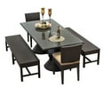 thumbnail image 6 of Sol 72 Outdoor Stratford 5 Piece Dining Set with Cushions, 6 of 7