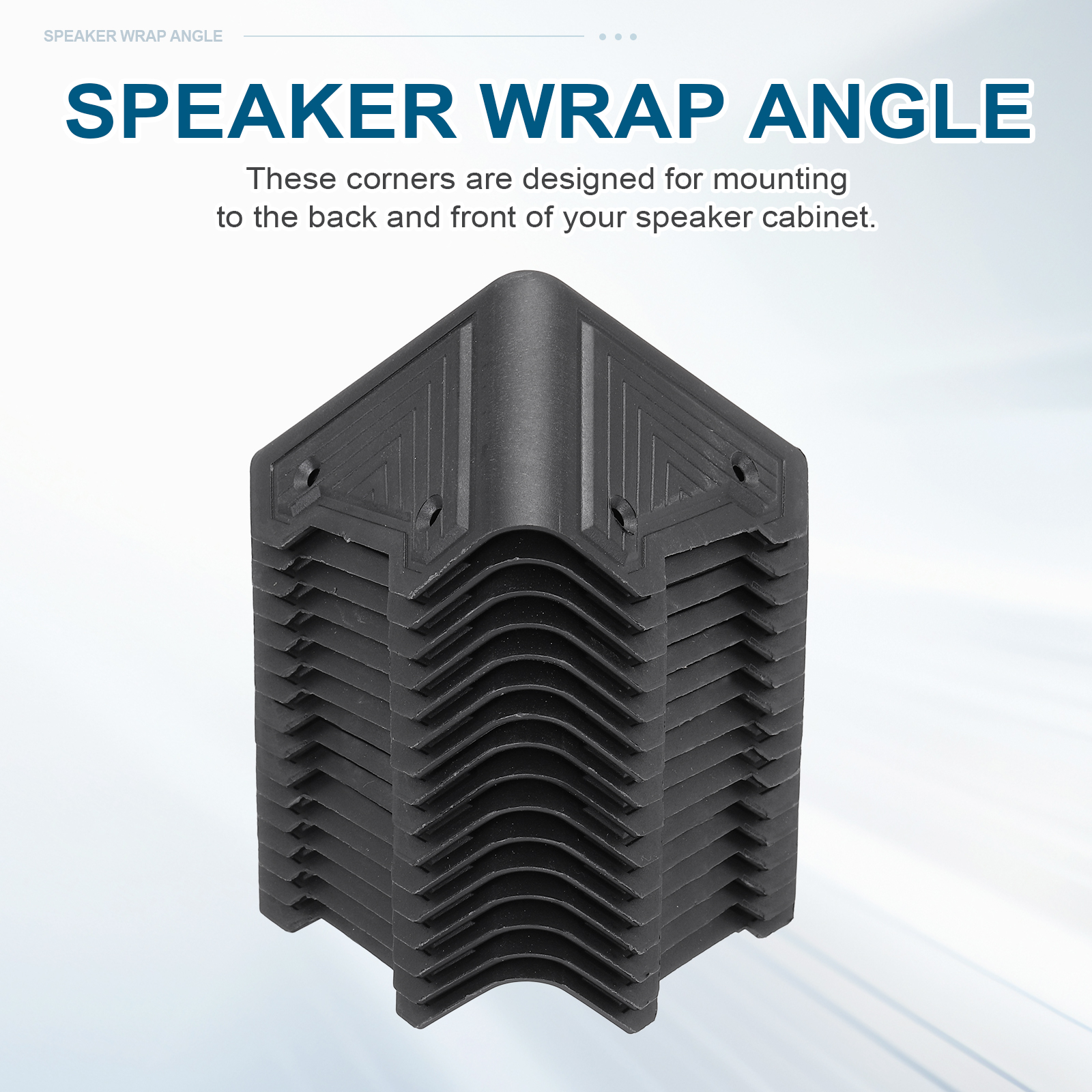 16 Pcs Speaker Cabinet Corners Protector for Audio Equipment Cases