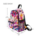 thumbnail image 3 of FORMRS School Backpack with Front Zippered Pocket 12" Student Travel Daypack, Purple Colorful Circles, 3 of 6