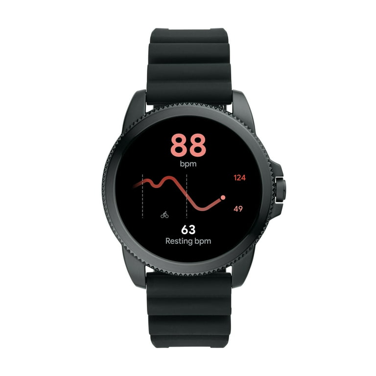 Fossil Gen 5E Smartwatch Black Silicone FTW4047 FTW4047V Walmart