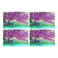 thumbnail image 1 of MKHERT Deer Emperor Fantastic Four Season Tree Placemats Table Mats for Dining Room Kitchen Table Decoration 12x18 inch,Set of 4, 1 of 4