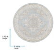 thumbnail image 5 of Livabliss Area Rugs for Living Room, 9ft Round Avant Garde Traditional Taupe Round Rug, Bedroom Dining Room Home Decor Stain Resistant Carpet (7'10" x 7'10"), 5 of 5