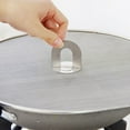 thumbnail image 5 of BUYISI Splatter Screen Anti Grease Frying Pan Splash Guard Stainless Steel Lid Air Fryer Accessories Cooking Tools Screen Lid 29Cm, 5 of 5