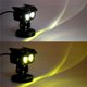 thumbnail image 5 of 1 par de proyector de lente LED de 60 W, lente doble, luz antiniebla auxiliar para motocicletas, color blanco y amarillo, 5 of 5