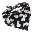 thumbnail image 3 of Dog Triangle Bandana Animal Patterned Cotton Daisy Dog Bandana Dog Triangle Bib, 3 of 10