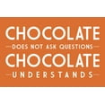 thumbnail image 3 of Chocolate Understands, Simply Said (100% Cotton Tea Towel, Decorative Hand Towel, Kitchen and Home), 3 of 3