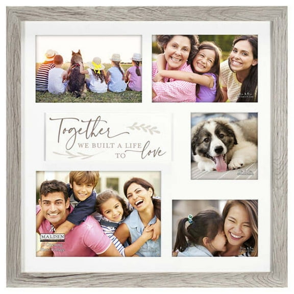 Malden 5-Op Together Love Matted Collage Frame