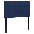 thumbnail image 1 of Bedford Tufted Upholstered Twin Size Headboard in Navy Fabric, 1 of 9