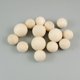 thumbnail image 4 of EeaseMX 10 minibolas de madera de loto grandes de 50 mm, cuentas redondas sólidas para manualidades, pintura y tallado, sin agujero (color madera), 4 of 7