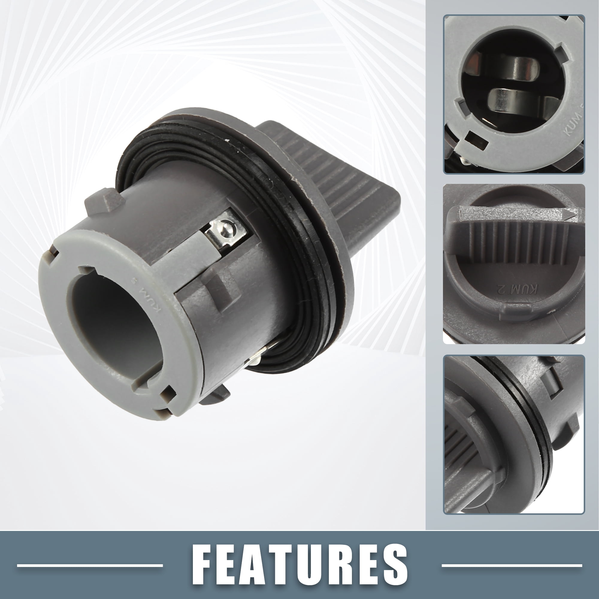 Unique Bargains Car Turn Signal Light Bulb Socket Holder for Hyundai for Kia Models