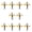Golden, variant on CEORPER 10Pcs Spin Fishing Lures Plug Casting Fly Propeller Spinnerbait Props