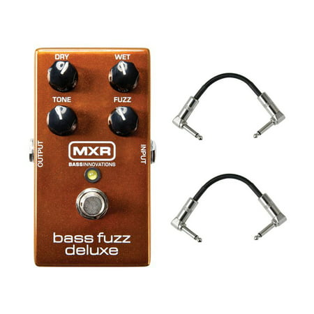 Dunlop M84 MXR Bass Fuzz Deluxe Effects Pedal With a Pair of Patch