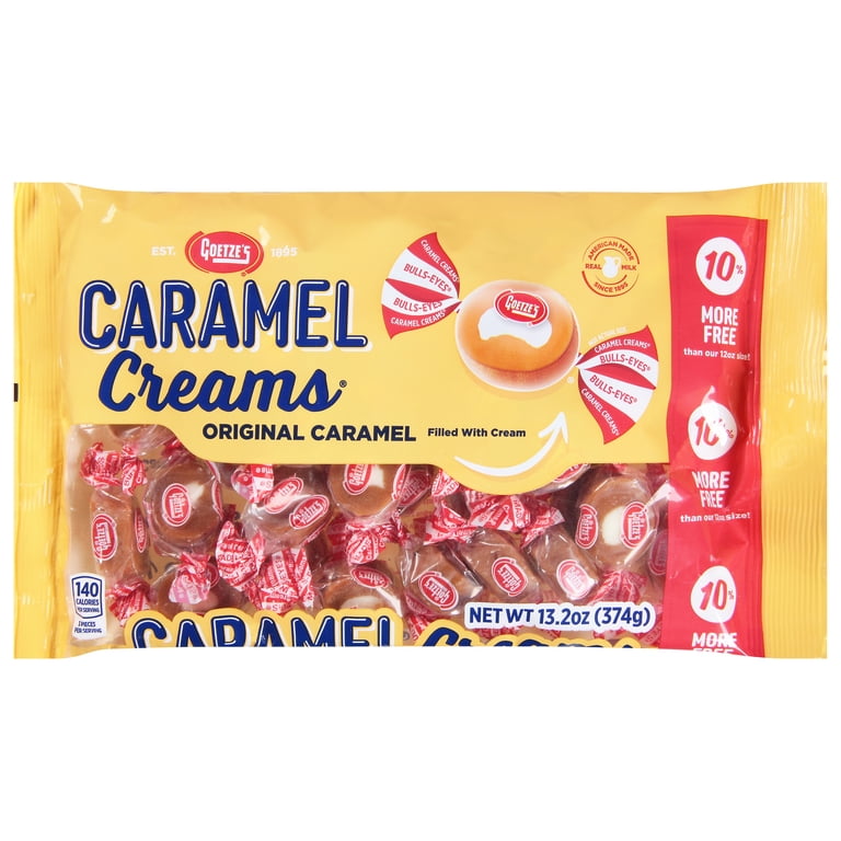 Goetze's Original Soft Creamy Caramel Candies Chews, Made with