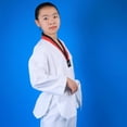 thumbnail image 2 of Ropa de karate para adultos, hombres y mujeres, ropa de lluvia ligera para niños, ropa de entrenamiento de competición, 2 of 4