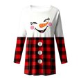 thumbnail image 5 of Duqingm Holiday Shirts for Women Christmas Shirt Women Merry and Bright Pullover Christmas Lights Graphic T Shirts Xmas Long Sleeves Tops Yellow,XL, 5 of 6