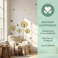 thumbnail image 4 of Unique Bargains 70 PCS Foil Dandelion Wall Decals Self Adhesive Yellow 35.4" x 11.8", 4 of 7