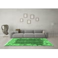 thumbnail image 3 of Ahgly Company Indoor Rectangle Abstract Emerald Green Modern Area Rugs, 7' x 10', 3 of 4