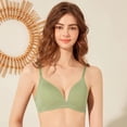 thumbnail image 2 of Babysbule Bras for Women Lightweight Bra Seamless Small Chest No Steel Ring Cup Underwear, 2 of 8