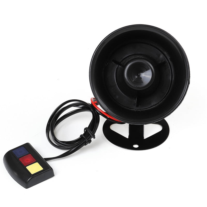 Motorcycle Alarm Horn 12V 30W Car Motorcycle Alarm Warning Siren Horn 3 Sound Loud Speaker Black Motorcycle Alarm Horn 12V 30W Car Motorcycle Alarm Warning Siren Horn 3 Sound Loud Speaker Black