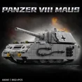 thumbnail image 5 of Honchoes Panzer VIII Maus Tank Building Set Compatible with Lego Army WW2 Model for Adults Boys 802 Pcs, 5 of 5