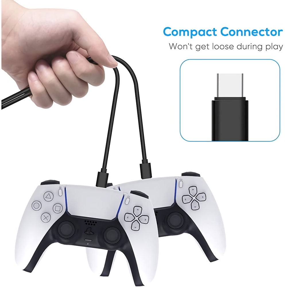 episode Express gift LNGOOR PS5 Controller Charger Charging Cable, 9.8ft USB Type C Fast Charging  Cord Compatible with Playstation 5 Nintendo Switch Xbox Series X/Series S  Controllers Smart Phone - Walmart.com