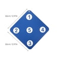 thumbnail image 3 of Puncture Resistant Fencing Target Dark Blue 1Set 13X13X0.2In, 3 of 5