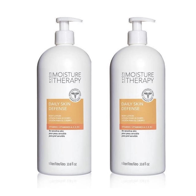 Avon Moisture Therapy Daily Skin Defense Lote de 2