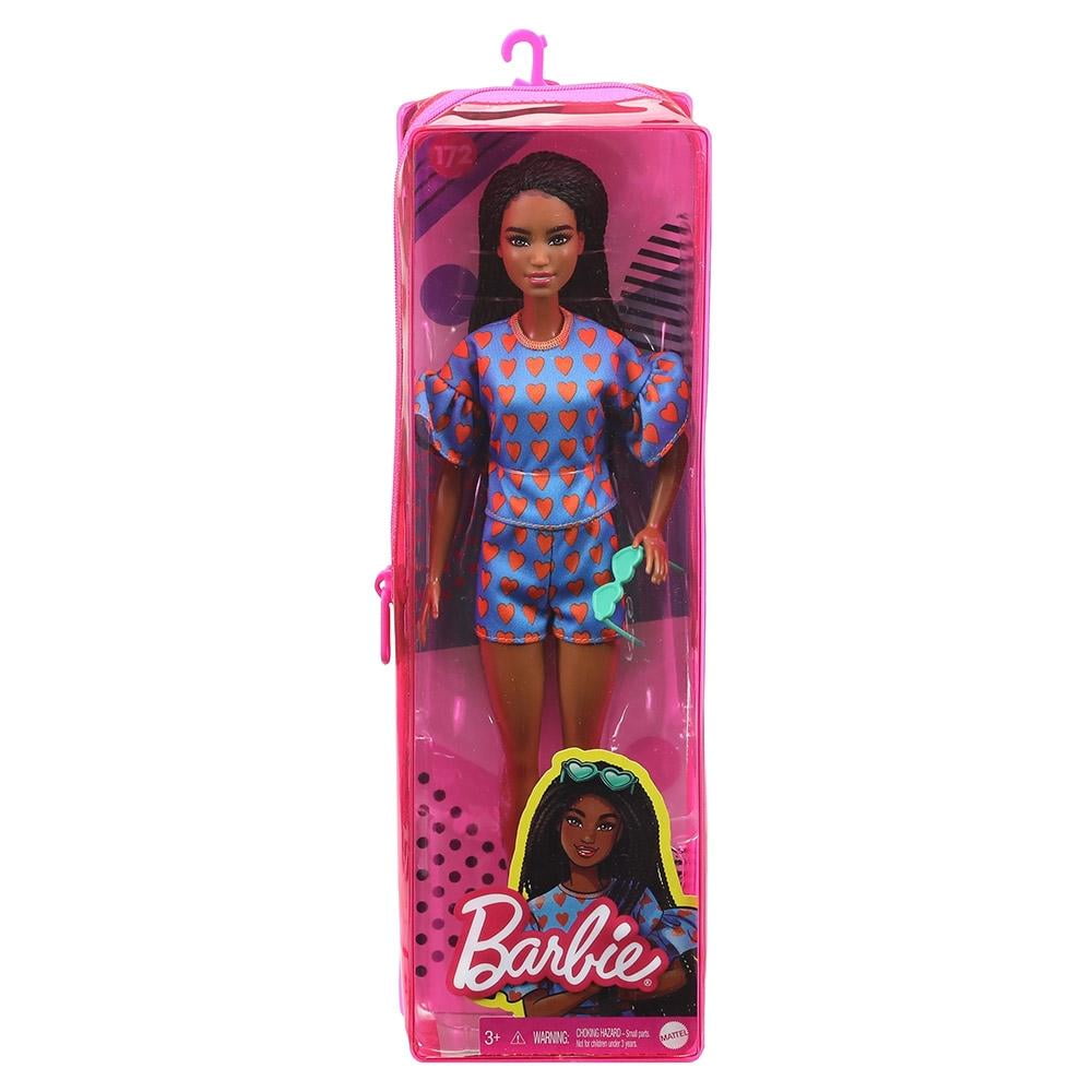 Muñeca Barbie Fashionista Cabello Negro Trenzado Barbie