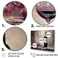 thumbnail image 3 of Designart "Clear Claret I" Wine Floater Framed Wall Art Prints, 3 of 5