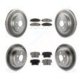 thumbnail image 1 of Transit Auto Front Rear Coated Disc Brake Rotors and Semi-Metallic Pads Kit for Car 2005-2006 Chrysler 300 AWD with 3.5L KGS-100692, 1 of 11