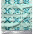 thumbnail image 1 of Soimoi Green Cotton Jersey Fabric Berries Leaves Printed Fabric 1 Yard 58 Inch Wide, 1 of 3
