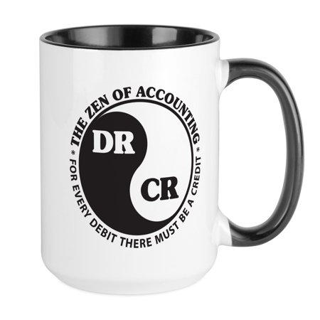 

CafePress - Zen Of Accounting Mugs - 15 oz Ceramic Large Mug