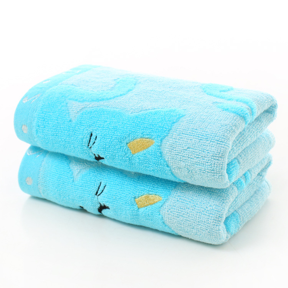 Ludlz Cute Cat Musical Note Child Soft Towel Water Absorbing for Home Bathing Shower Towel Bathroom Cat Towel Soft Multifuntion for Home Kitchen Hotel Gym Swim Spa. - image 5 of 7