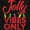 Black, variant on Christmas Lights Jolly Vibes Only Men's Graphic T Shirt Tees Brisco Brands S