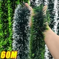 thumbnail image 2 of Christmas Green Cane Ribbons Garland DIY Xmas Tree Ornaments Green Cane Ribbons Wreath Hanging Pendents Navidad Party Decoration, 2 of 5