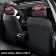 thumbnail image 5 of Headrest Covers for Cars Accessories Interior for Women Men 2Pcs - Starry Night Purple Irises Head Rest Cover for Car Decorations, Car Headrest Cover for Car Decor Interior, 5 of 8