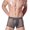 Grey, variant on TIHLMK Men's ice silk print flat angle 3D fun hollowed out boxer underwear