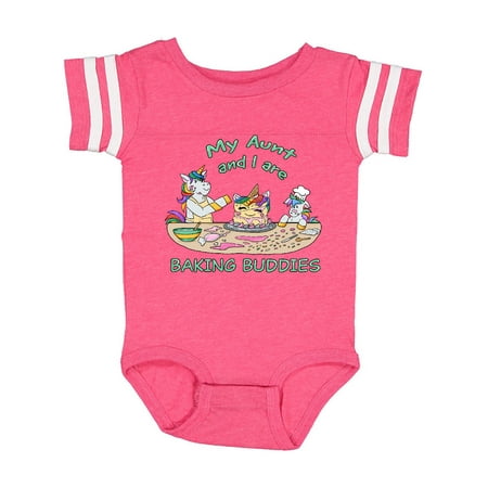 

Inktastic My Aunt and I are Baking Buddies Gift Baby Boy or Baby Girl Bodysuit