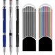 thumbnail image 1 of 3 portaminas de 2,0 mm con 2 estuches de recambios de plomo, recambios de color y negro para proyectos de dibujo, escritura, creación y dibujo artístico, 1 of 5