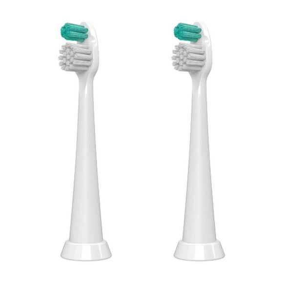 TAO Clean Umma Diamond Sonic Toothbrush Orthodontic Replacement Heads, (2-Pack), Replacement Heads for The TAO Clean Electric Toothbrush and Docking Station, White