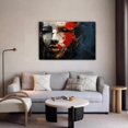 thumbnail image 5 of Abstract Decorative Painting Of Human Face Framed Gallery Poster Decorative Painting Canvas Wall Art Living Room Posters Bedroom Painting,Frame-style,28×41inch (70×105cm), 5 of 8