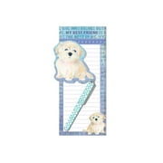 Lady Jayne Magnetic List Pad W/Pen My BFF Dog