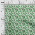 thumbnail image 2 of oneOone Cotton Silk Mint Green Fabric Pomegranate Craft Projects Decor Fabric Printed By The Yard 42 Inch Wide, 2 of 5