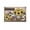 Yellow Beige Wheat, variant on Outdoor Sun Shade Sail 6.5'x10', Yellow Sunflowers Patio Beach Shade Canopy Cloth Waterproof, Western Star Farmhouse White Wooden TearResistant & UV Protection Sun Sail for Backyard Garden Deck