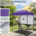 thumbnail image 6 of EAGLE PEAK 6 x 4 Pop-up Canopy, Adjustable Height,Straight Lightweight Compact Portable Tent, Purple, 6 of 9